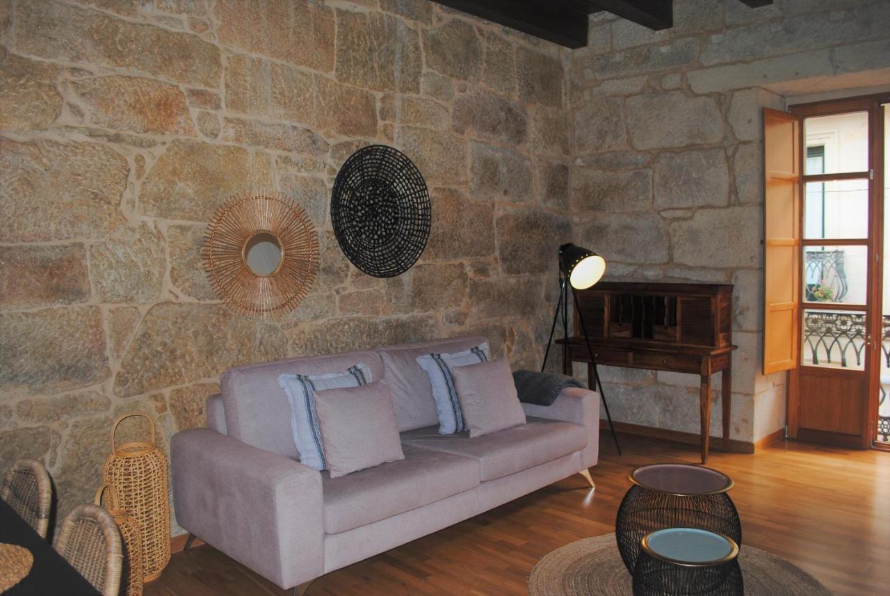 Exclusivo Apartamento En Edificio Historico Pontevedra Exterior foto