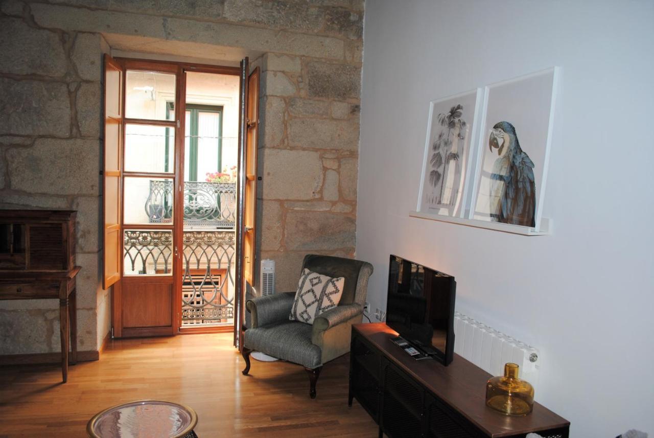 Exclusivo Apartamento En Edificio Historico Pontevedra Exterior foto