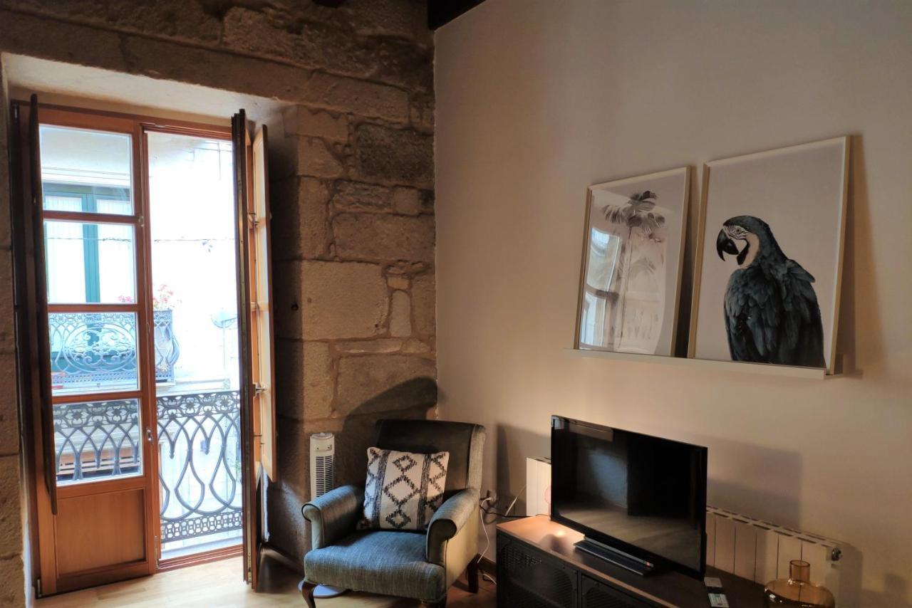 Exclusivo Apartamento En Edificio Historico Pontevedra Exterior foto