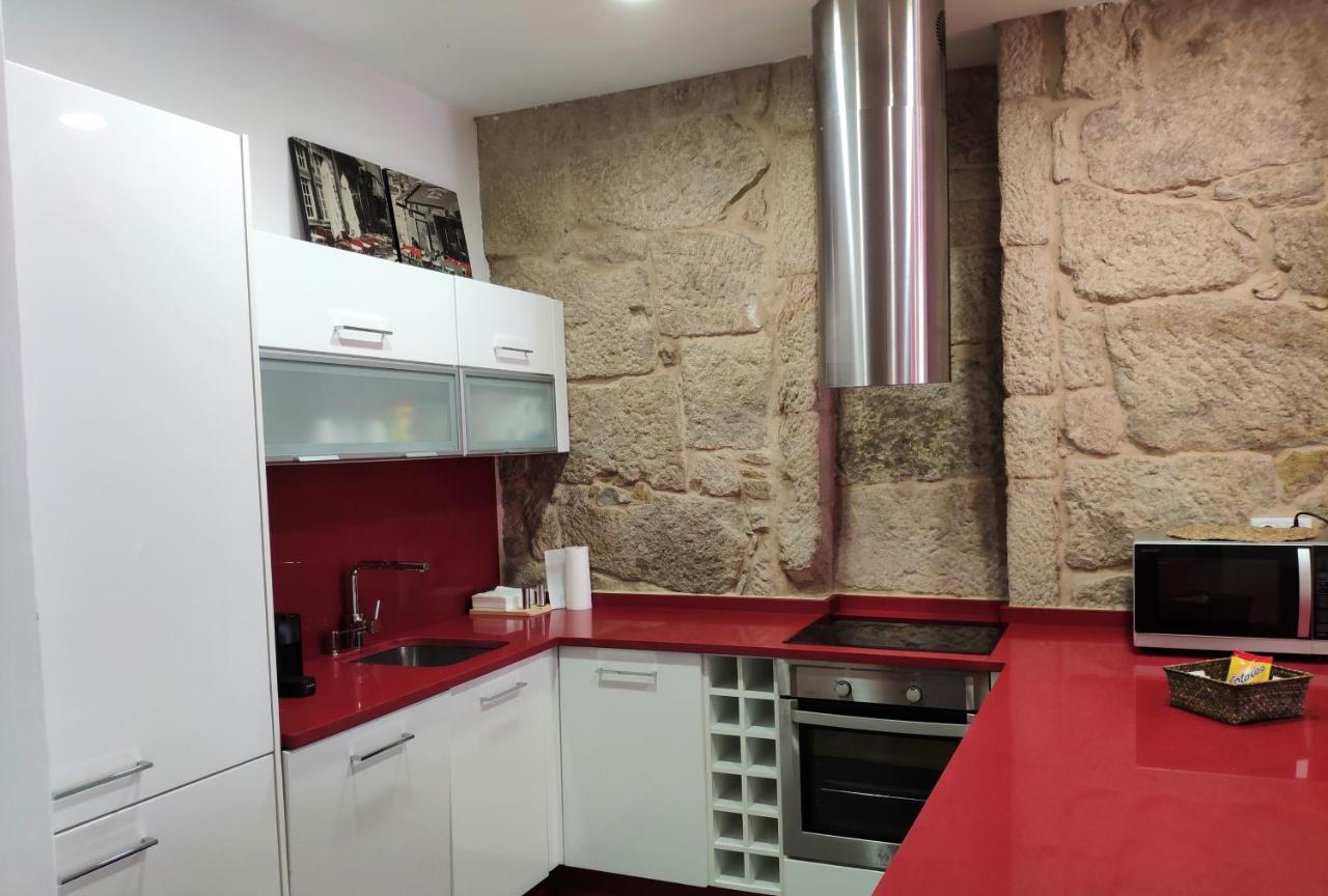 Exclusivo Apartamento En Edificio Historico Pontevedra Exterior foto