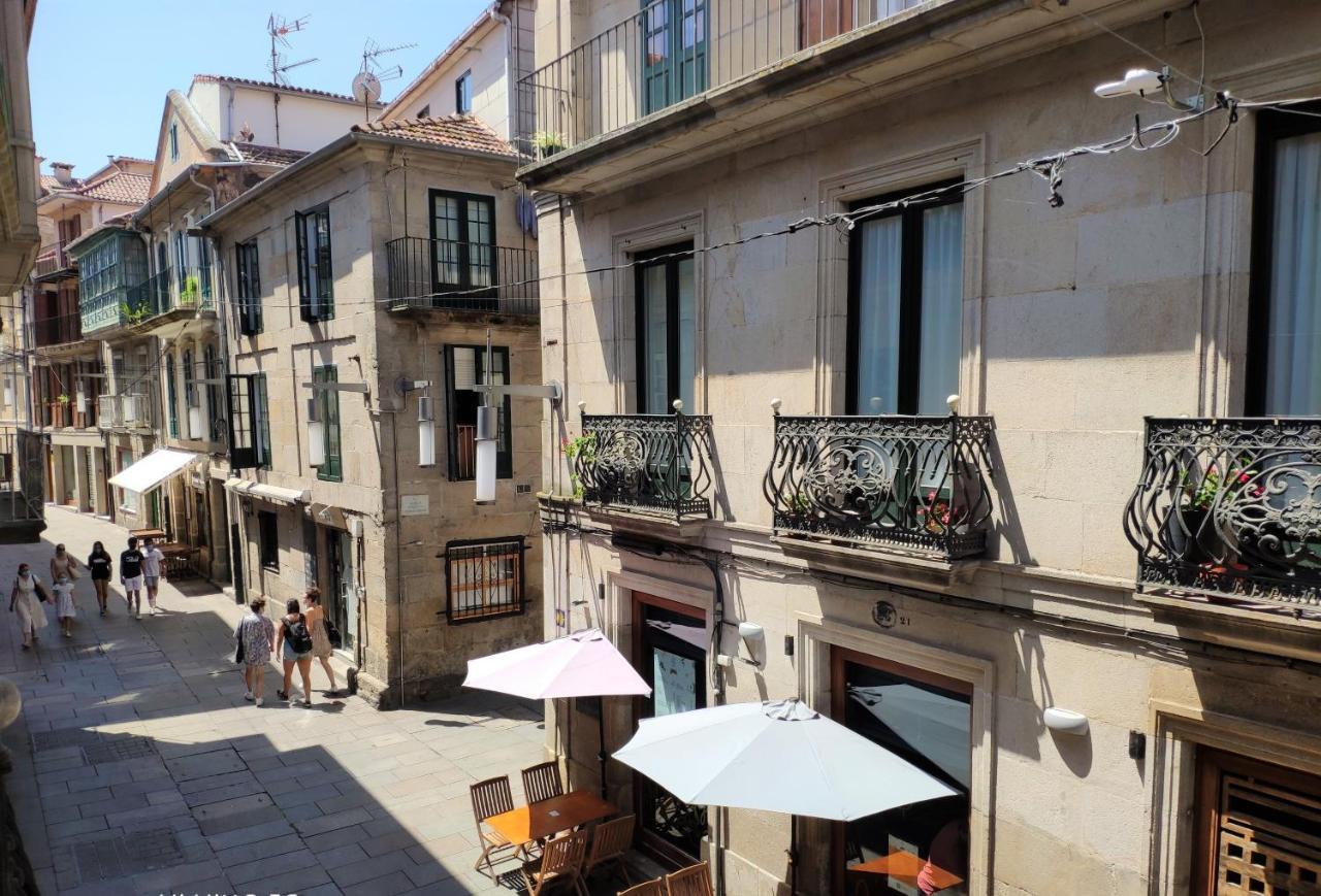 Exclusivo Apartamento En Edificio Historico Pontevedra Exterior foto